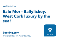 Booking.com Traveller Review Awards 2022 9 out of 10